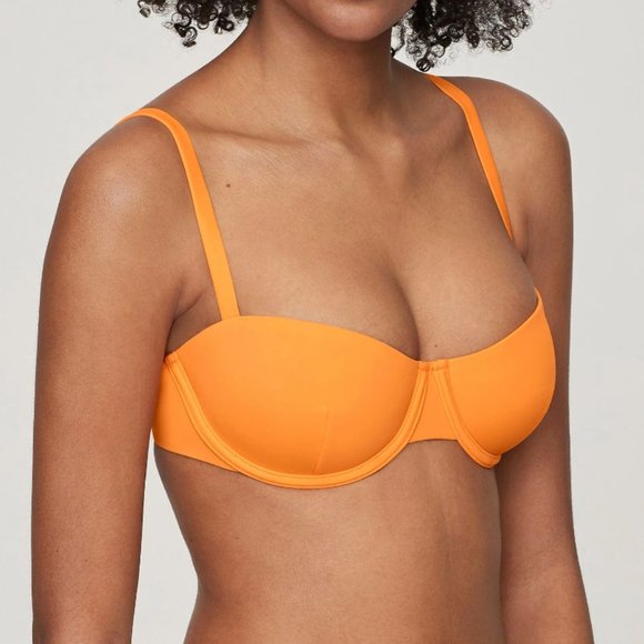 Orange Swim Top - Nectarine - CUUP The Balconette - Picture 5 of 7